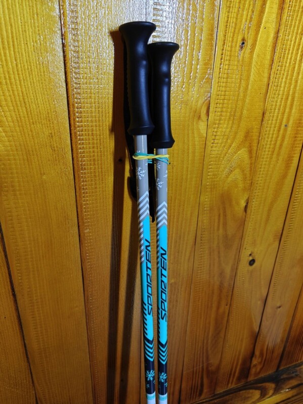 NOVÉ PALICE SPORTEN SNOW TYRKYS-WHITE 75CM